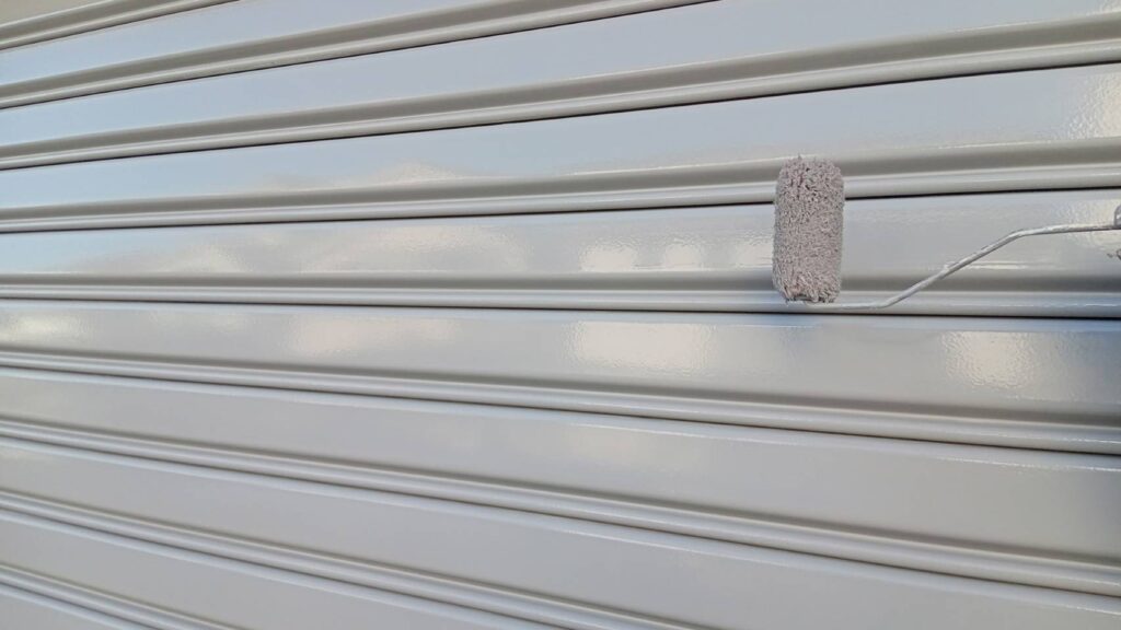 茨木市外壁塗装 付帯ペンキ シャッター