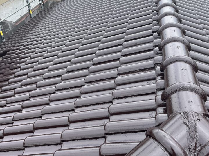 茨木市　屋根塗装　完工