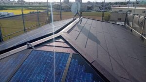 茨木市　屋根カバー　スーパーガルテクト