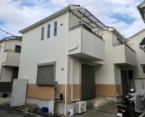 守口市　外壁塗装完工