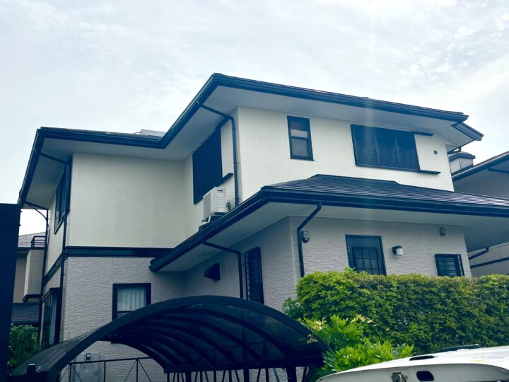 茨木市にて外壁塗装完工いたしました