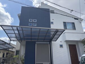 茨木市にて外壁塗装完工いたしました