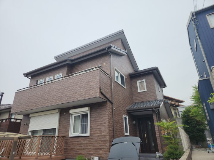 茨木市 時期的に検討しはじめた為クリアー塗装