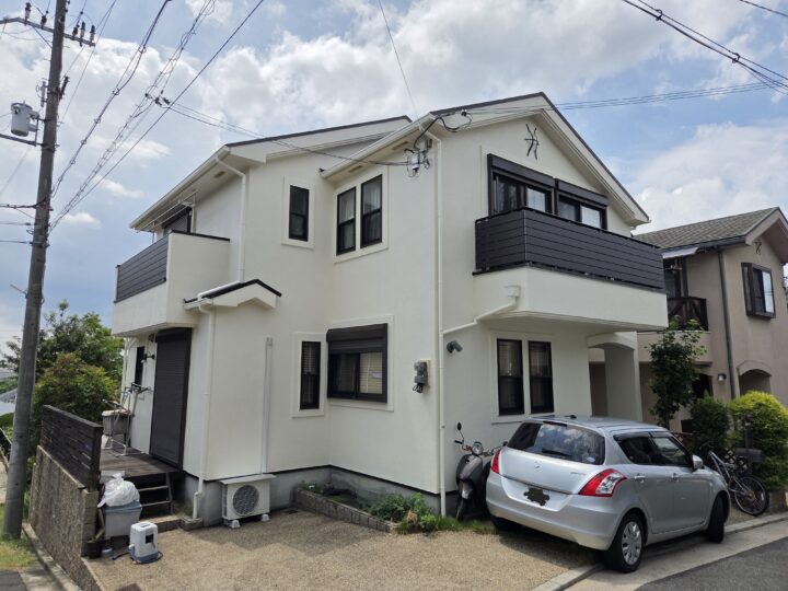 枚方市にて外壁塗装、屋根塗装