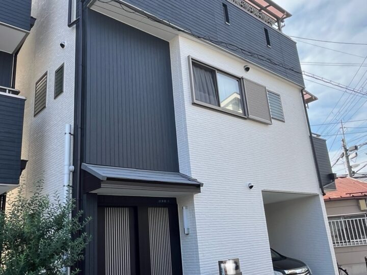 門真市にて外壁塗装を完了しました