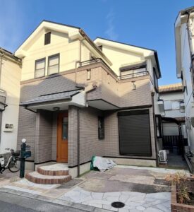 茨木市にて外壁塗装完了しました　