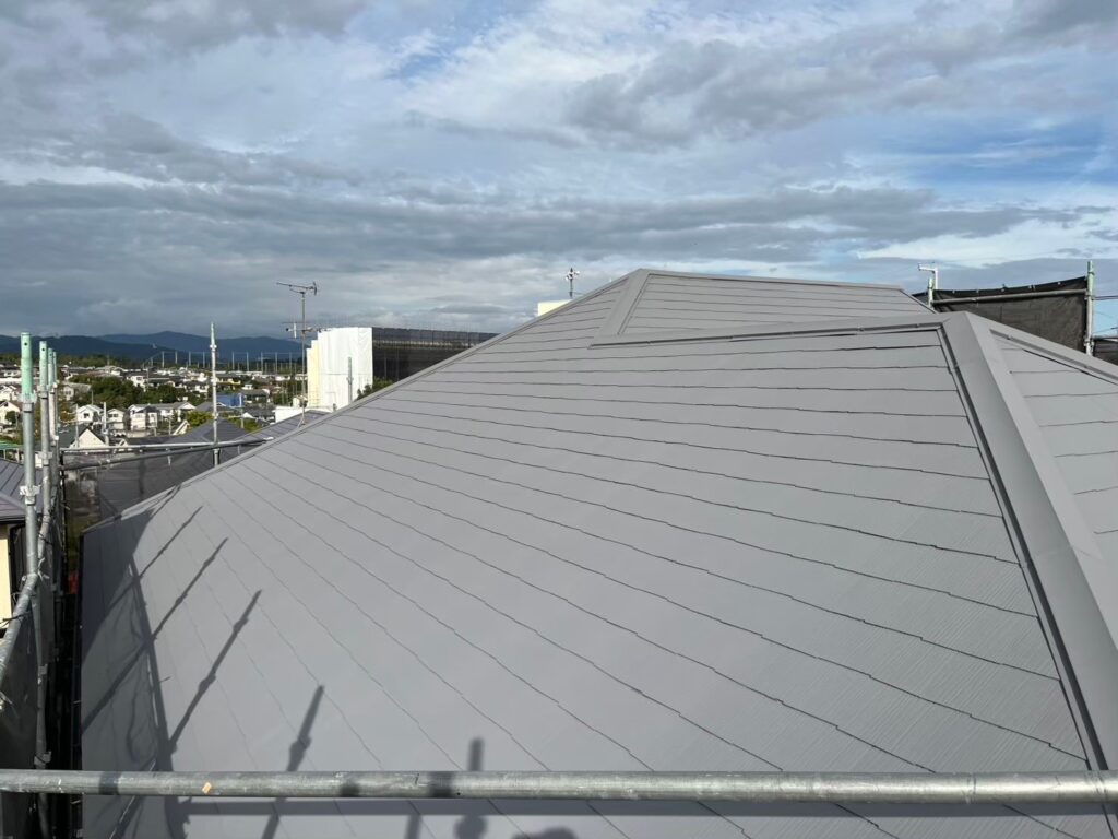 茨木市 屋根塗装 ガイナ施工後