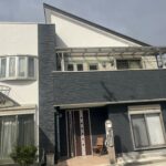 経年劣化と雨漏れにて外壁塗装　防水完了