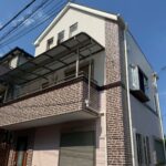 茨木市にて外壁塗装を施工させていただきました。
