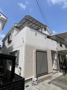 摂津市庄屋町にて外壁塗装完了しました